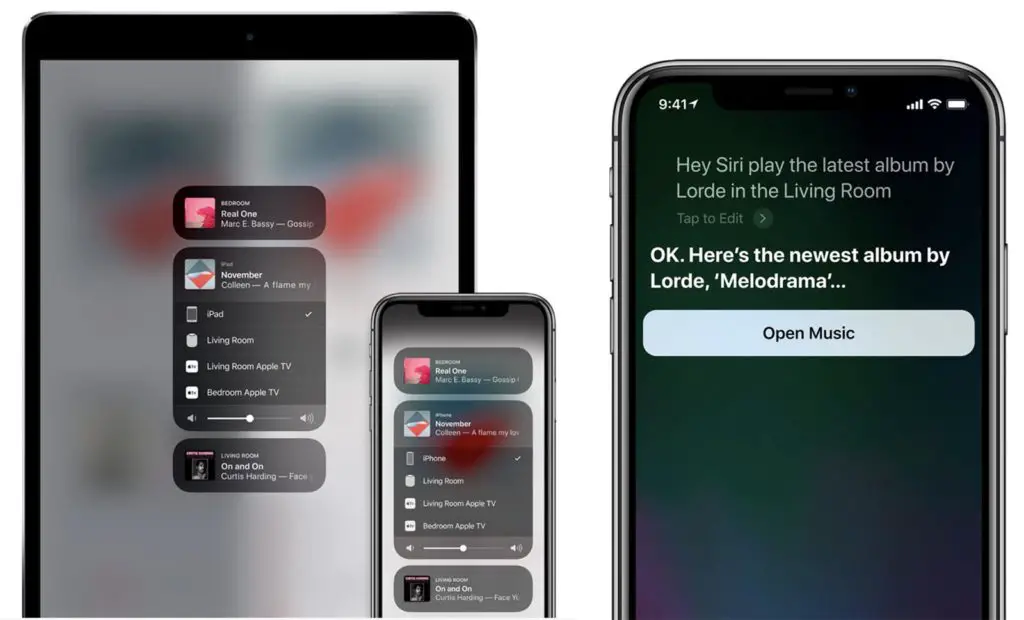 Apple AirPlay 2 introduces multi-speaker, multi-room support and Siri voice control.